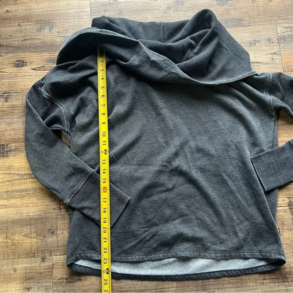 Marc New York Women’s Charcoal Pullover Sweater Cowl Neck Plus Size 1X